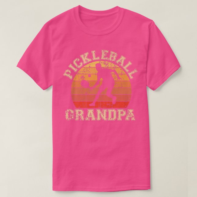 Manar Pickleball Grandpa Funny Kärlek Pickleball P T Shirt (Design framsida)