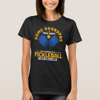 Manar Pickleball Grandpa Player Real Grandpas Play T Shirt