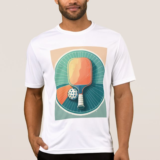 Manar Pickleball-sportskjorta T Shirt (Framsida)