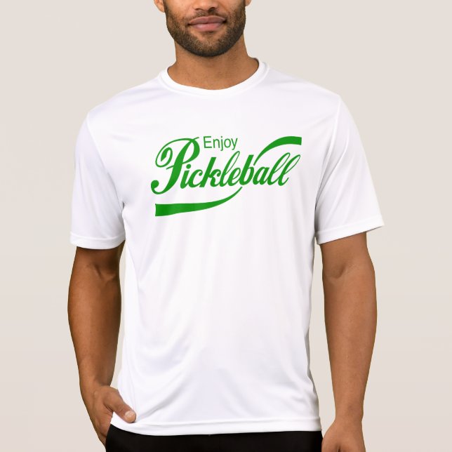 Manar Pickleball T-tröja: "Tyck om Pickleball ", T Shirt (Framsida)