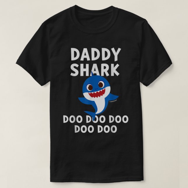 Manar Pinkfong pappa Shark Officiell T Shirt (Design framsida)