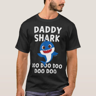 Manar Pinkfong pappa Shark Officiell T Shirt