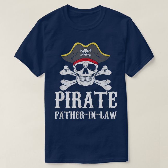 Manar Pirat faderInLaw Far Matching Family Hal T Shirt (Design framsida)