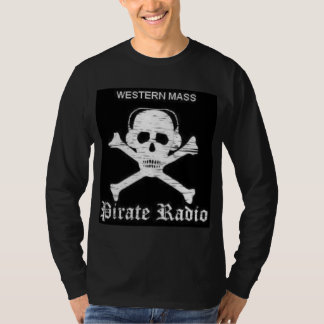 Manar pirat radiosände långärmadT-tröja T-shirt