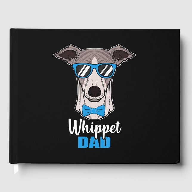Manar-piskläder Pappa Gift Idea Proud Hundägare Gästböcker (Framsida)