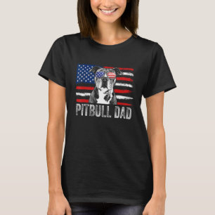 Manar Pitbull Pappa Manar Proud American Pit Bull T Shirt