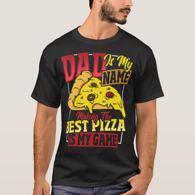 Manar Pizza Skapar för nästa Pizza Party T Shirt (Framsida)