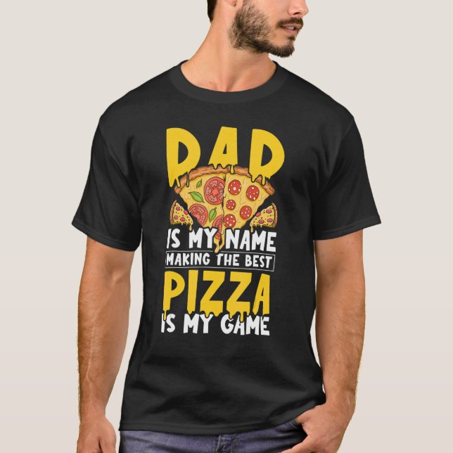 Manar Pizzeria Professionell Pizza Baker Pappa - P T Shirt (Framsida)