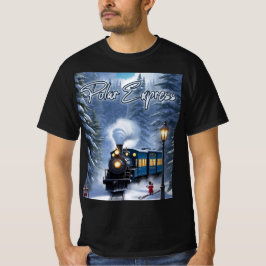 Manar Polar Express Black T-Shirt - grafik T-T