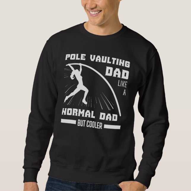 Manar Pole Vaulting Beginner Vault Jumping Trainer Lång Ärmad Tröja (Framsida)