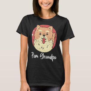 Manar Pom Grandpa Hundägare Pommern 2 T Shirt