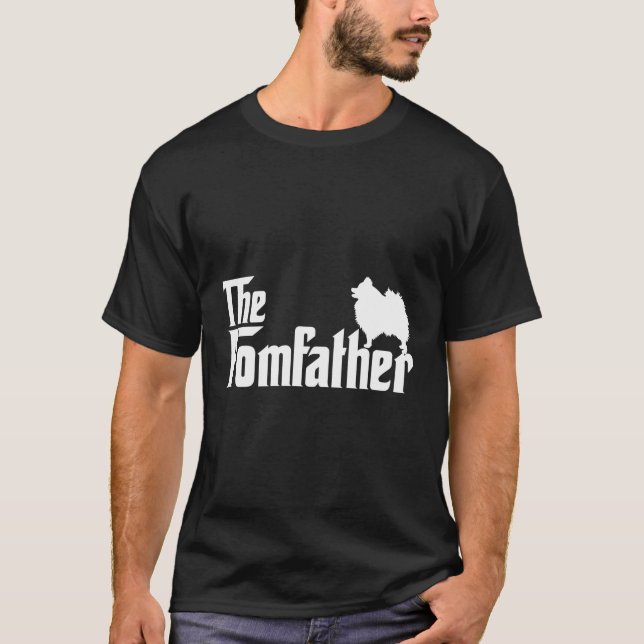 Manar, Pommern Far Pappa, Pom Far do T Shirt (Framsida)