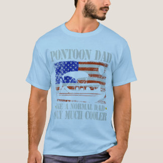 Manar Pontoon Pappa som lägger till amerikanska Fl T Shirt