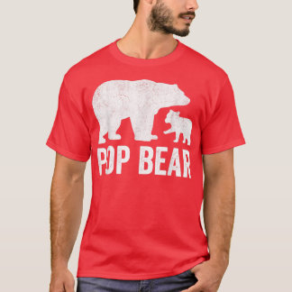 Manar Pop Bear Fars dag Grandad Shirts, Funny Cu T Shirt