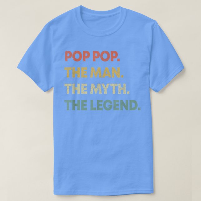 Manar pop pop, mannen, myten om det förklarande Fa T Shirt (Design framsida)