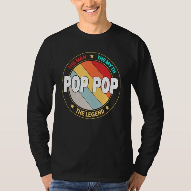 Manar pop pop, mannen, myten om det förklarande Fa T Shirt (Framsida)