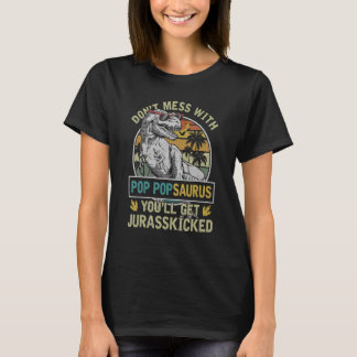 Manar Pop Pop Rex Saurus Papasaurus Dinosaurs Mana T Shirt