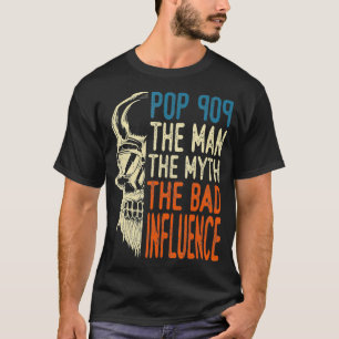 Manar pop poppade mannen på myten och det dåliga i t shirt