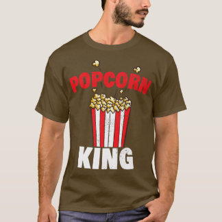 Manar Popcorn Kung Cinema Älskare Movie Night Prem T Shirt