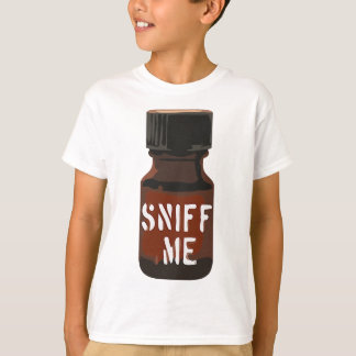 Manar Poppers Sniff Me Brown Flaska Amyl Gris Gay  T Shirt