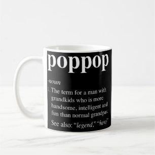 Manar Poppop Definition Funny Noun Grandpa-definie Kaffemugg