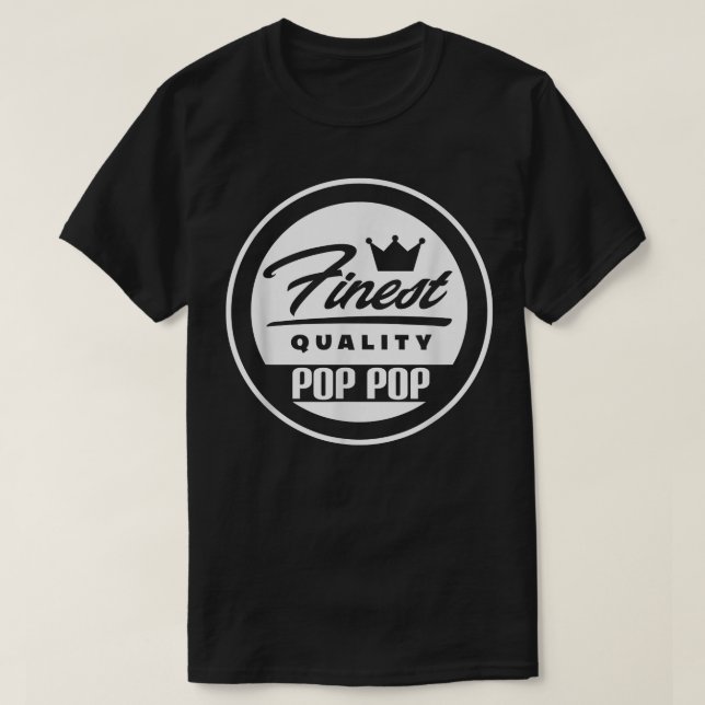 Manar PopPop Grandfather Fars dag Gift  T Shirt (Design framsida)