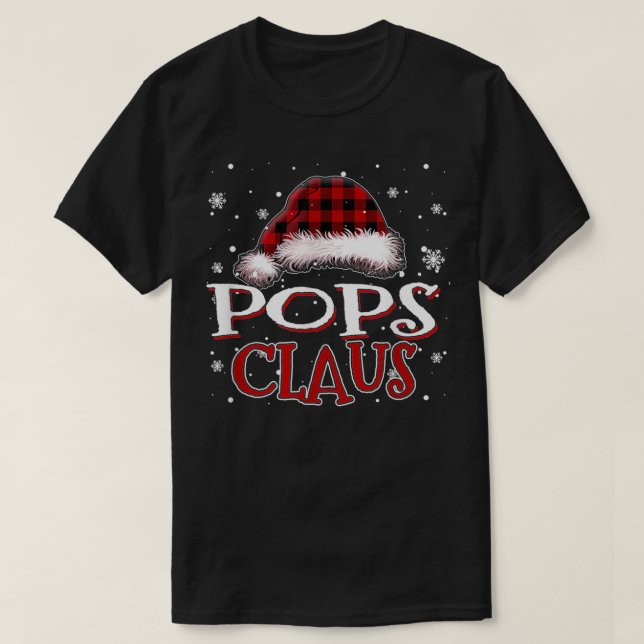 Manar Pops Claus Santa Family Matchning jul Pa T Shirt (Design framsida)