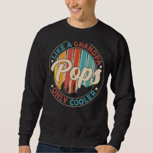 Manar Pops som en morfar, bara Cooler Pappa Defini Lång Ärmad Tröja