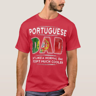Manar Portugisiska Pappa är mycket kolare Fars dag T Shirt