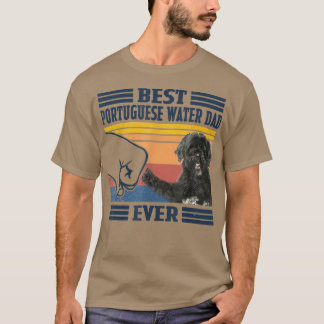 Manar Portugisiske Vatten Hund Pappa T Shirt