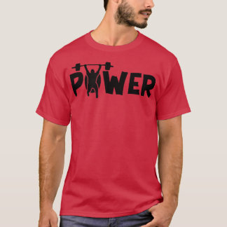 Manar POWER Gym Fitness Workout Bodybuilding Motiv T Shirt