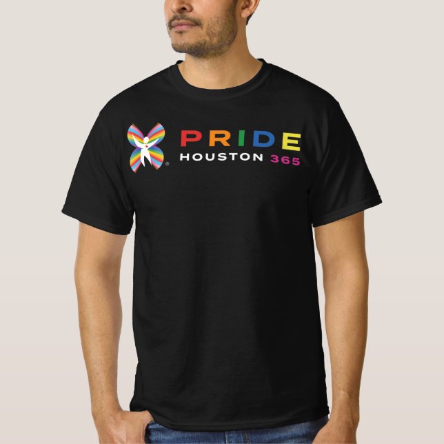 Manar Pride Houston 365 T-Shirt - Black (Framsida)