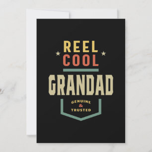 Manar Product Reel Coola Grandad Fishing Gift Inbjudningar