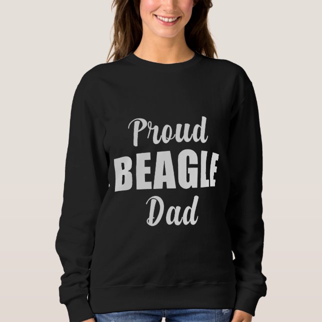 Manar Proud Beagle Pappa T Shirt (Framsida)