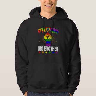 Manar Proud Big Brother Rainbow Lgbt Gay pride Mon Hoodie
