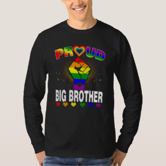 Manar Proud Big Brother Rainbow Lgbt Gay pride Mon T Shirt