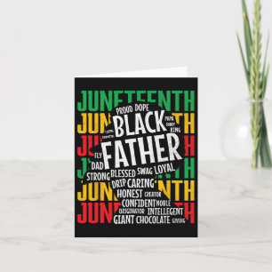Manar Proud Black Pappa Junetelfte Fars dag Black Kort
