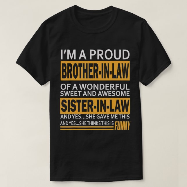 Manar Proud Brother i juridik, Fars dag-gåvor från T Shirt (Design framsida)