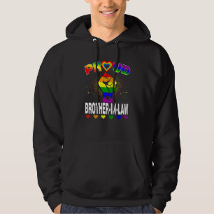 Manar Proud Brother in law Rainbow Lgbt Gay pride Hoodie