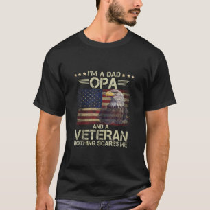 Manar Proud Eagle I är Pappa OPA Veteran American T Shirt