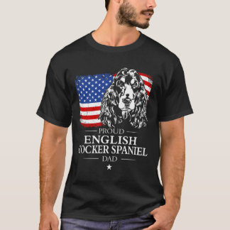 Manar Proud English Cocker Spain Pappa American Fl T Shirt
