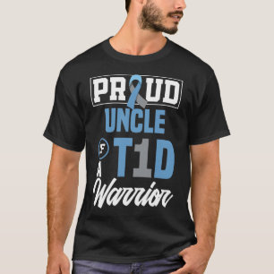 Manar Proud farbror A T1d Warrior Diabetes Awarene T Shirt