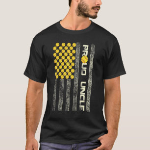 Manar Proud farbror American Flagga Softball Sport T Shirt