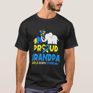Manar Proud Grandpa World Down Syndrome Awareness  T Shirt