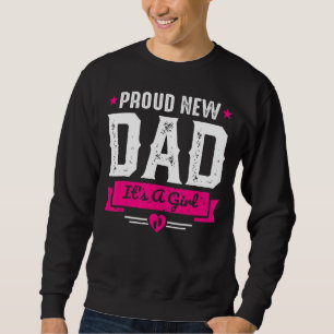 Manar Proud New Pappa Det är en flicka Lång Ärmad Tröja