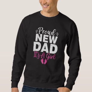 Manar Proud New Pappa Det är en Gravid Announcem Lång Ärmad Tröja