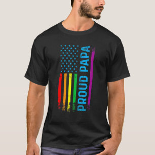 Manar Proud Pappa Grandpa Pappa Lgbt Lgbtq Gay pri T Shirt