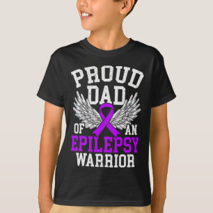 Manar Proud Pappa of an Epilepsy Warrior Epilepsy T Shirt