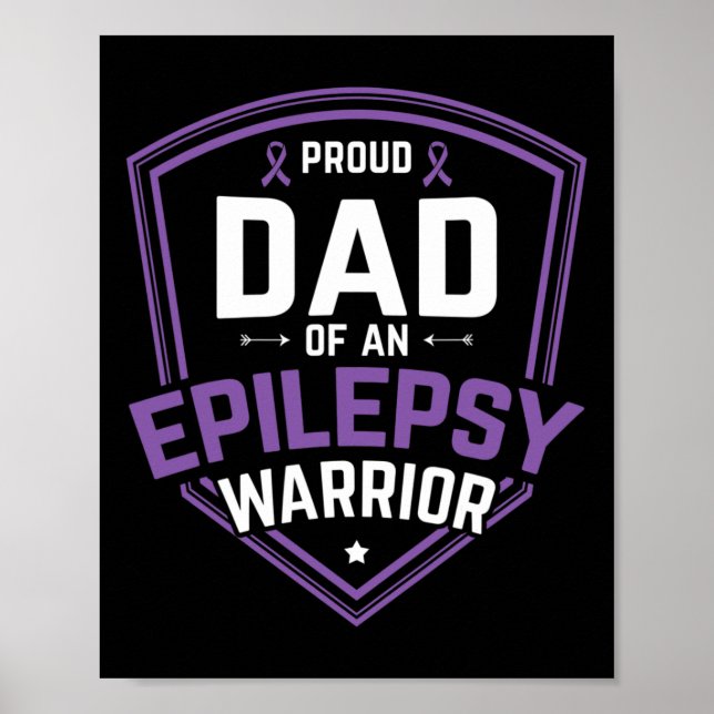 Manar Proud Pappa of Epilepsy Warrior Epilepsy Awa Poster (Framsidan)