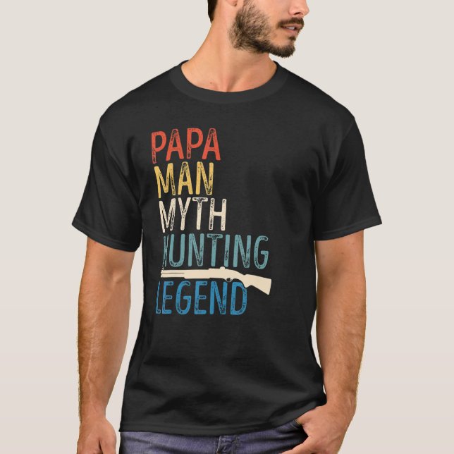 Manar Proud Pappa Pappa, jaktförklaringen Retro Vi T Shirt (Framsida)